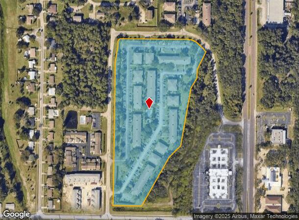  1640 Sunny Brook Ln Ne, Palm Bay, FL Parcel Map