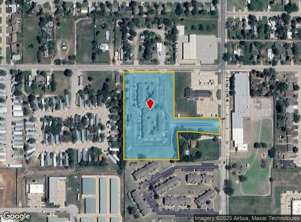  2720 Sw J Ave, Lawton, OK Parcel Map