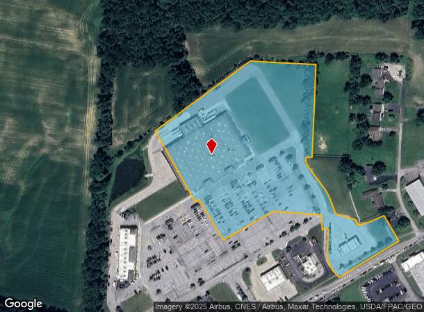 800 W Coshocton St, Johnstown, OH Parcel Map