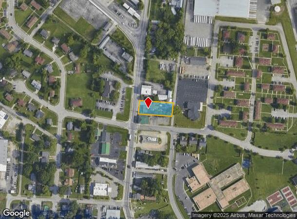 1706 Spring St, Jeffersonville, IN Parcel Map