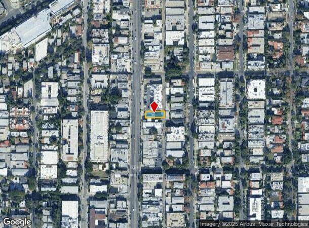  840 N La Cienega Blvd, West Hollywood, CA Parcel Map