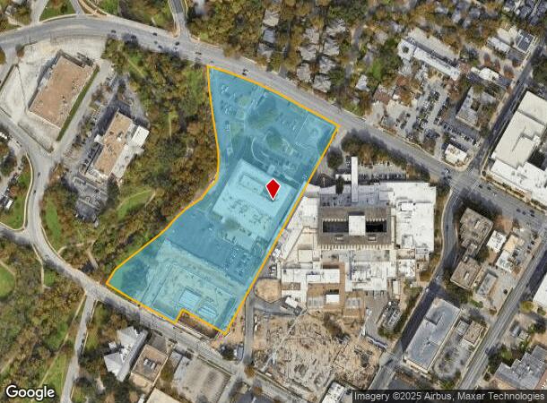  1301 W 38Th St, Austin, TX Parcel Map