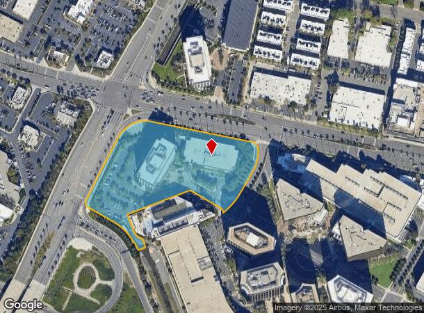  1902 Main St, Irvine, CA Parcel Map