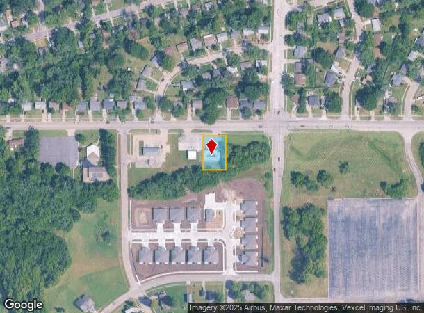  525 Se 37Th St, Topeka, KS Parcel Map