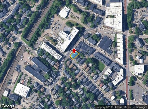  107 W Walnut Park, Roxbury, MA Parcel Map
