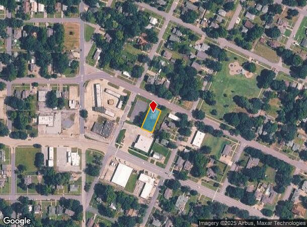  1611 W Broadway St, Muskogee, OK Parcel Map