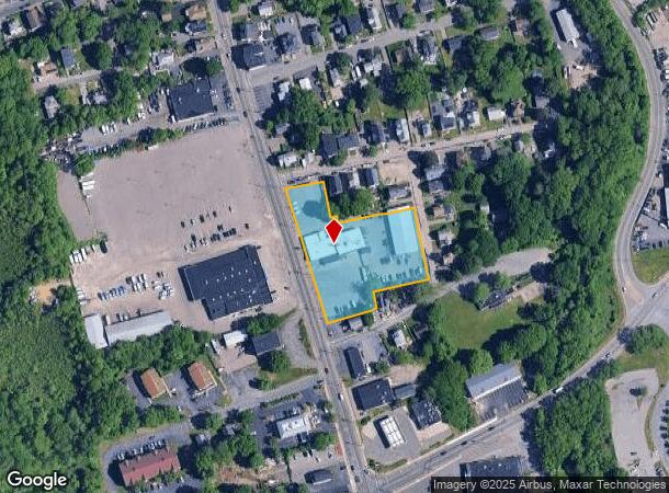  1554 Main St, Brockton, MA Parcel Map