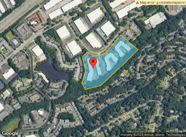  1670 Oakbrook Dr, Norcross, GA Parcel Map