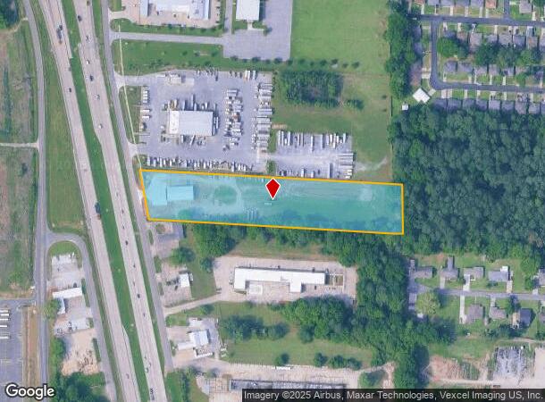  2732 Ne Evangeline Trwy, Lafayette, LA Parcel Map