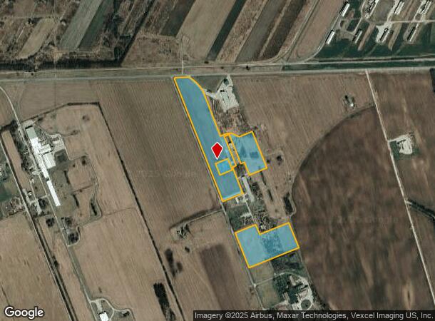  S 3Rd Line Rd, Kingsbury, IN Parcel Map