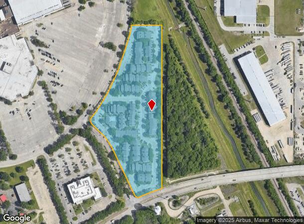  7250 W Greens Rd, Houston, TX Parcel Map