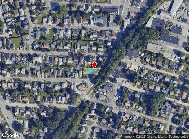  1833 Cranston St, Cranston, RI Parcel Map