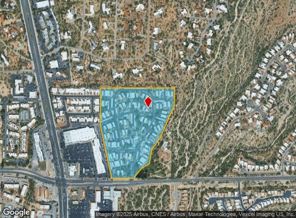  11 E Orange Grove Rd, Tucson, AZ Parcel Map