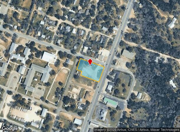  1213 Main St, Blanco, TX Parcel Map