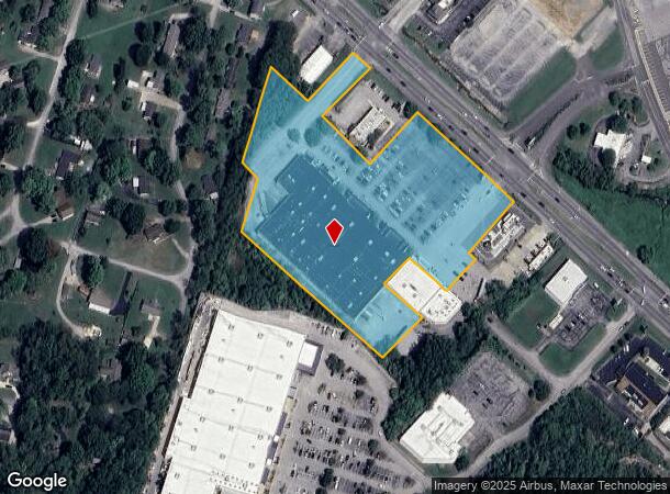 821 S James M Campbell Blvd, Columbia, TN Parcel Map