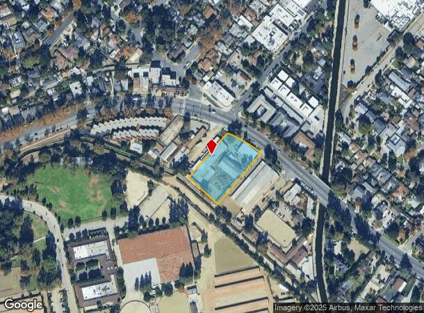 1840 Riverside Dr, Glendale, CA Parcel Map