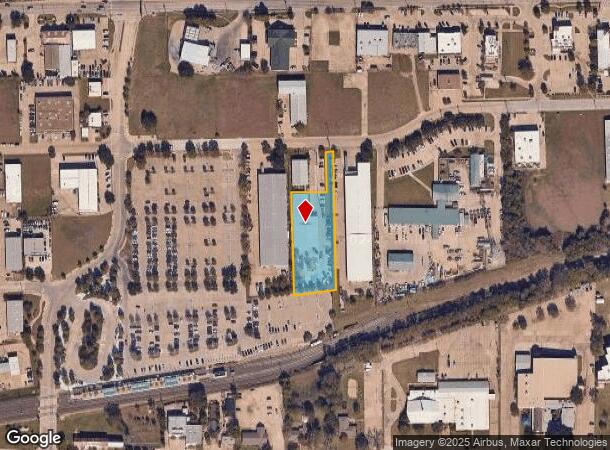  4210 Industrial St, Rowlett, TX Parcel Map