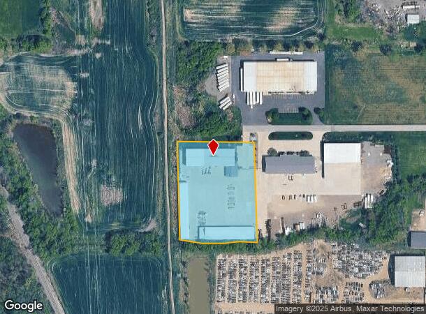 1262 Cutting Industrial Dr, Wayland, MI Parcel Map