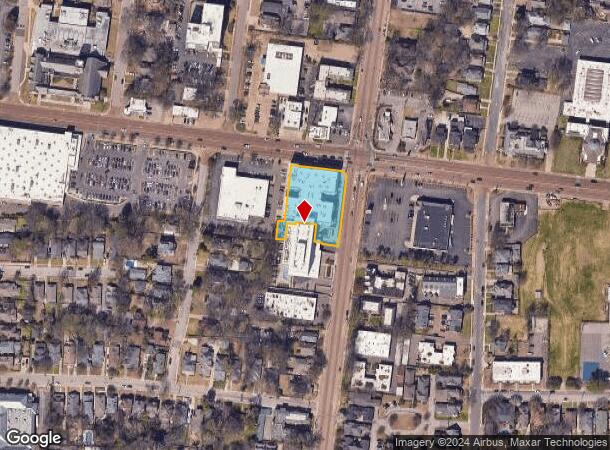  1835 Union Ave, Memphis, TN Parcel Map