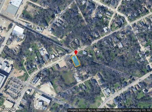  128 Kaufman St, Waxahachie, TX Parcel Map