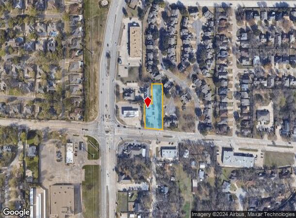  5501 W Arkansas Ln, Arlington, TX Parcel Map