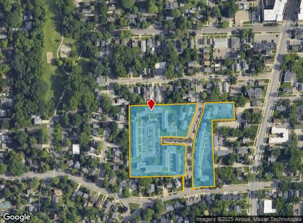 301 Nob Hill Ct, Ann Arbor, MI Parcel Map