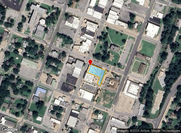 201 S Muskogee Ave, Tahlequah, OK Parcel Map