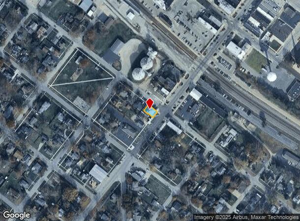  201 S Ayer St, Harvard, IL Parcel Map