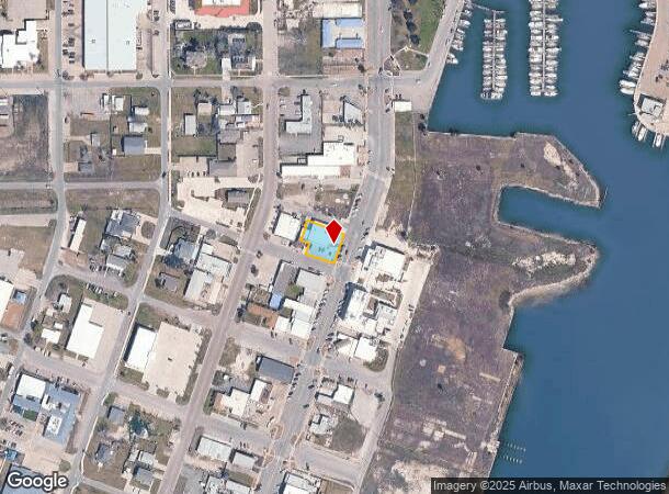  105 S Austin St, Rockport, TX Parcel Map