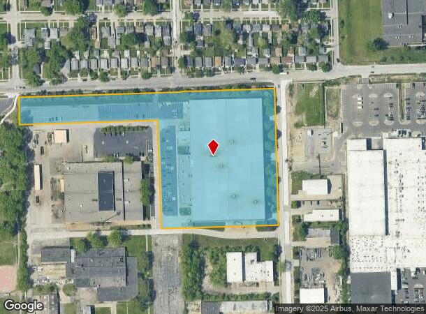 21601 Mullin Ave, Warren, MI Parcel Map