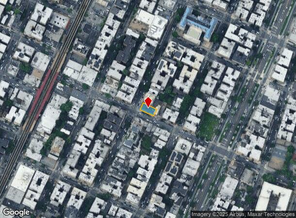  105 E 183Rd St, Bronx, NY Parcel Map