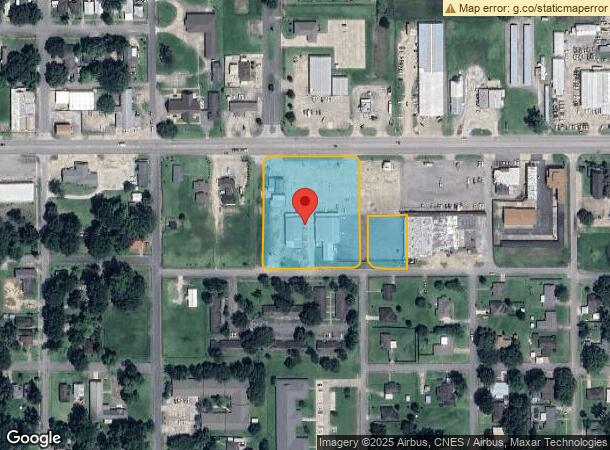  1013 E Laurel Ave, Eunice, LA Parcel Map