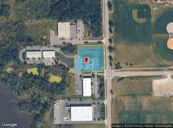 1245 Industrial Dr, Saline, MI Parcel Map