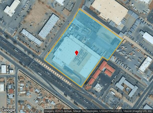 11001 Gateway Blvd W, El Paso, TX Parcel Map