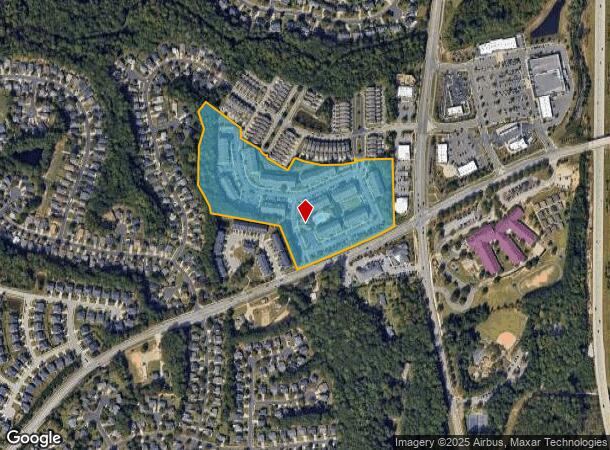  1000 Creekside Hills Dr, Apex, NC Parcel Map