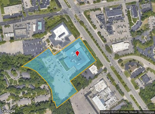  39533 Woodward Ave, Bloomfield Hills, MI Parcel Map