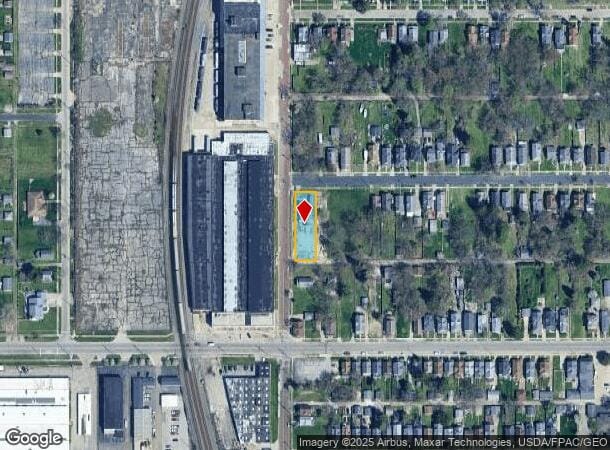  1727 Vance St, Toledo, OH Parcel Map