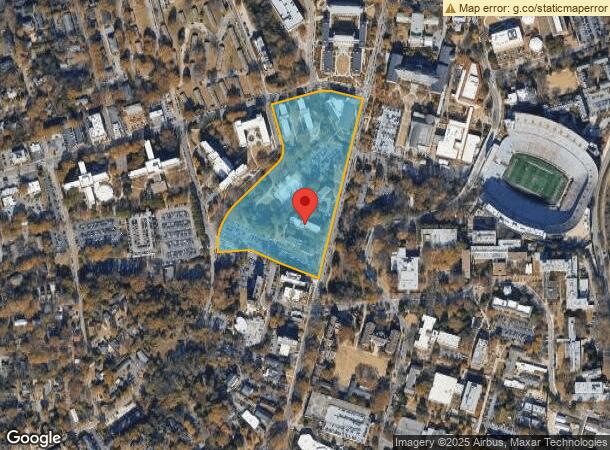  800 S Lumpkin St, Athens, GA Parcel Map