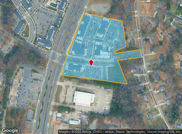 6736 N Tryon St, Charlotte, NC Parcel Map