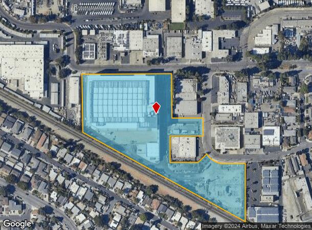  1100 Memorex Dr, Santa Clara, CA Parcel Map