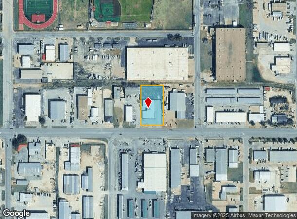  2052 Industrial Blvd, Abilene, TX Parcel Map