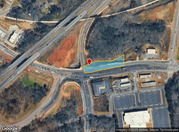  1621 Oconee St, Athens, GA Parcel Map