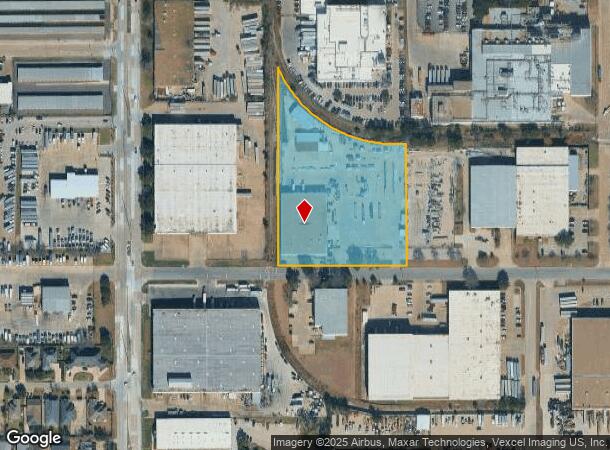  4221 Platinum Way, Dallas, TX Parcel Map