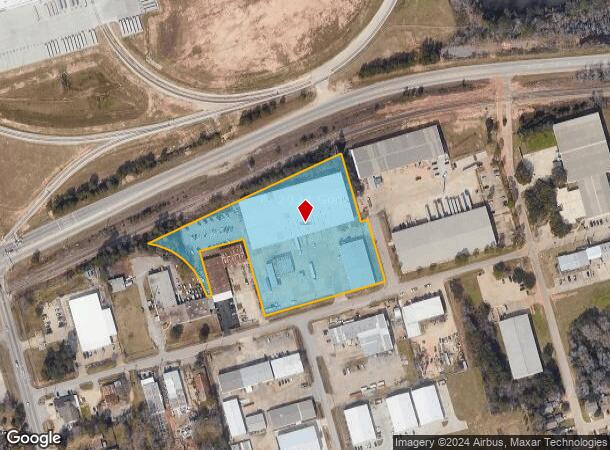  2617 Industrial Ln, Conroe, TX Parcel Map