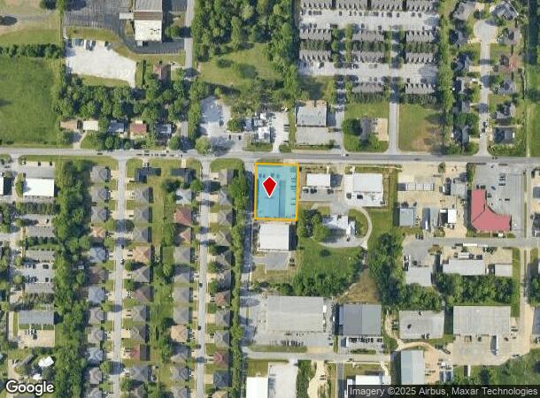  2215 Main Dr, Fayetteville, AR Parcel Map