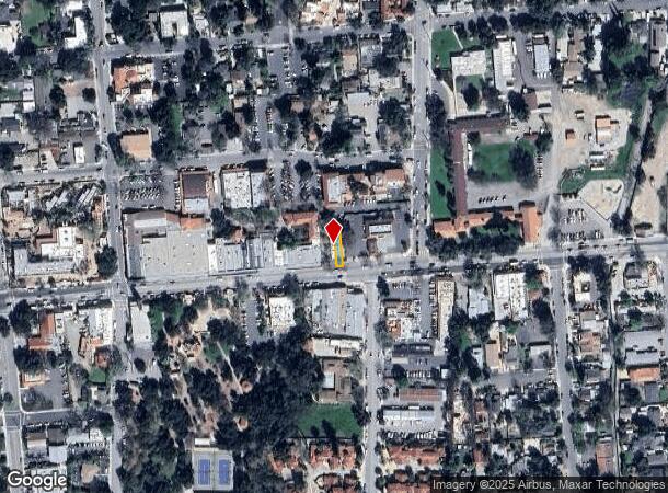  334 E Ojai Ave, Ojai, CA Parcel Map