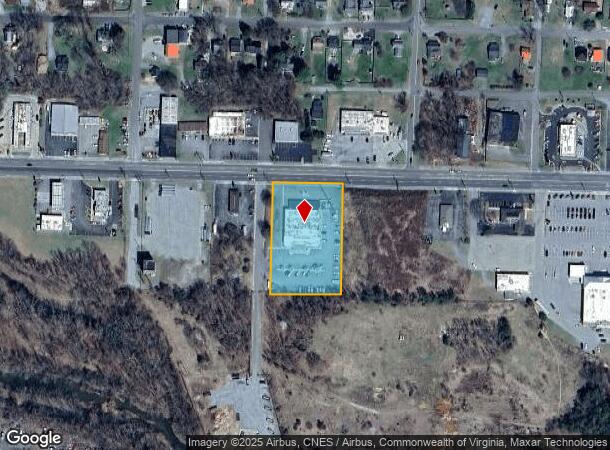  802 E Main St, Pulaski, VA Parcel Map