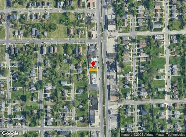  14907 Livernois Ave, Detroit, MI Parcel Map