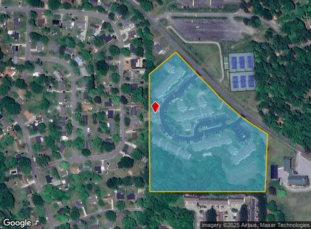 1013 Town Branch Rd, Graham, NC Parcel Map