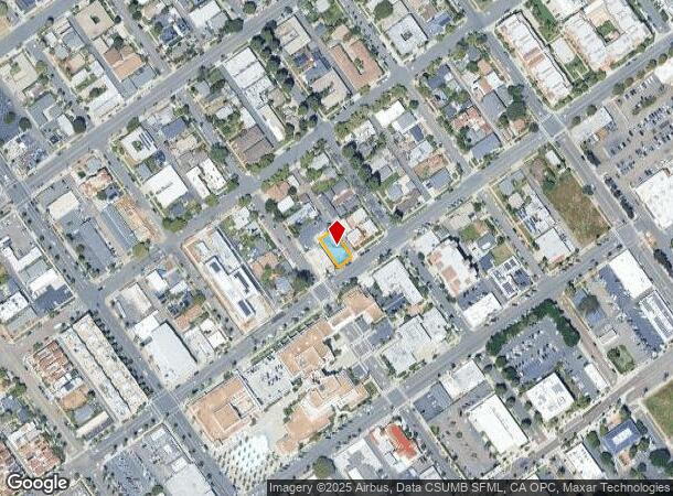  708 Civic Center Dr, Oceanside, CA Parcel Map